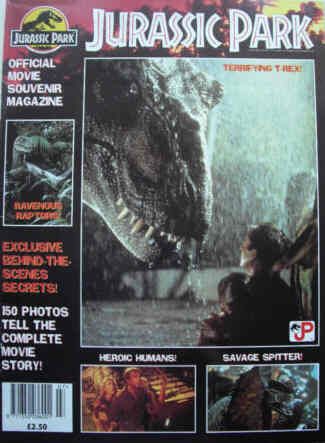 OFFICIAL MOVIE MAGAZINES magazine side cover  1992